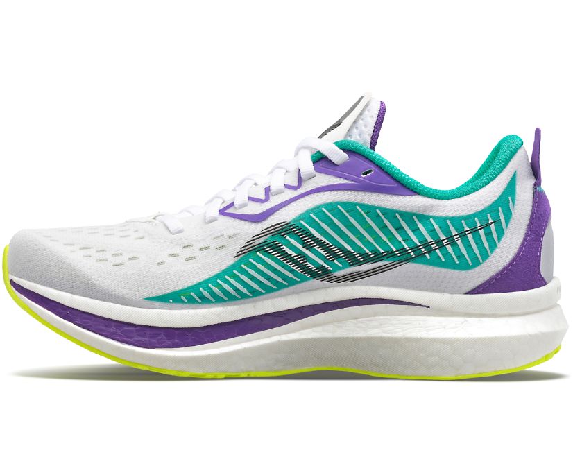 Women's Saucony Endorphin Speed 2 Running Shoes White / Mint | Singapore 120HAPK